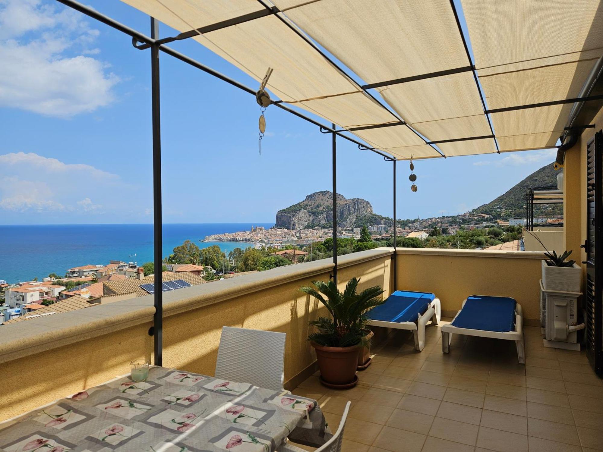 Апартаменты Casa Panoramica Santa Lucia Чефалу Экстерьер фото